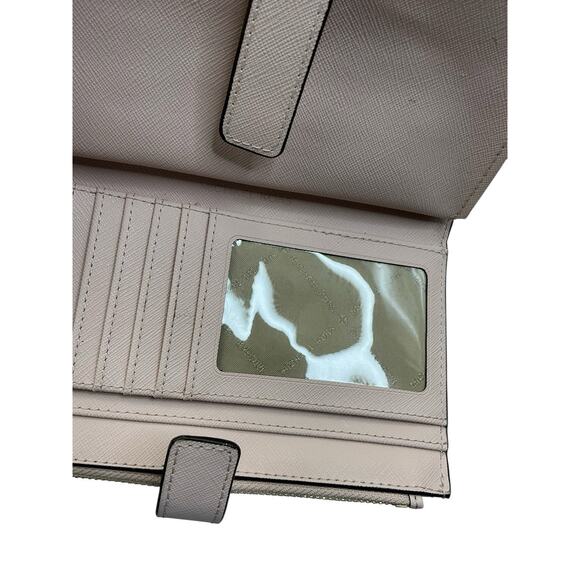 Michael Kors Jet Set Travel Large DoubleZip Wristlet Light Pink - Picture 4 of 10